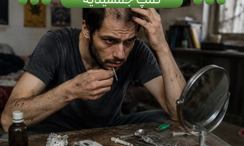 تأثیر اعتیاد بر ریزش مو و طاسی زودهنگام